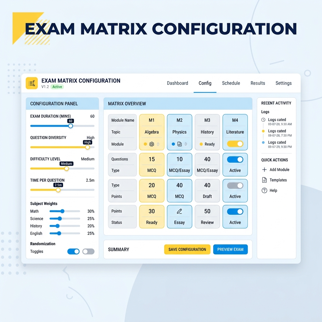 Thiết lập Ma trận