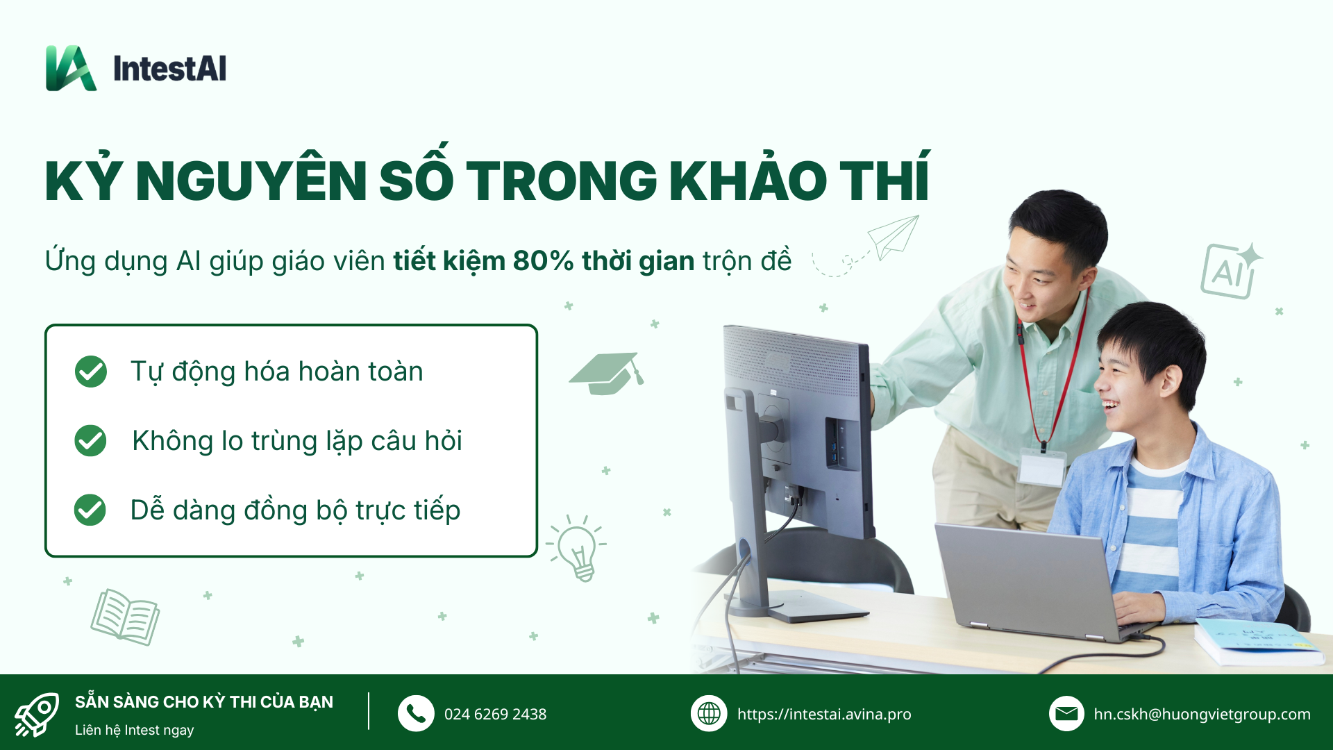 Kỷ nguyên số trong Khảo thí: Ứng dụng AI giúp giáo viên tiết kiệm 80% thời gian trộn đề